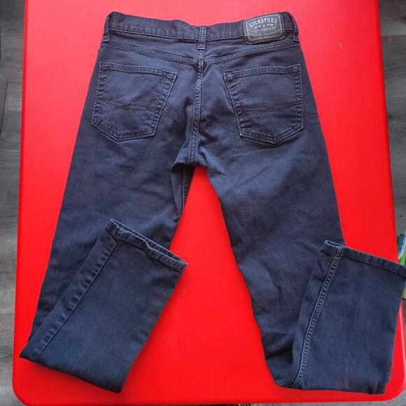 Signature by Levi Strauss jeans black skinny man's size 30x32 - Picture 3 of 9